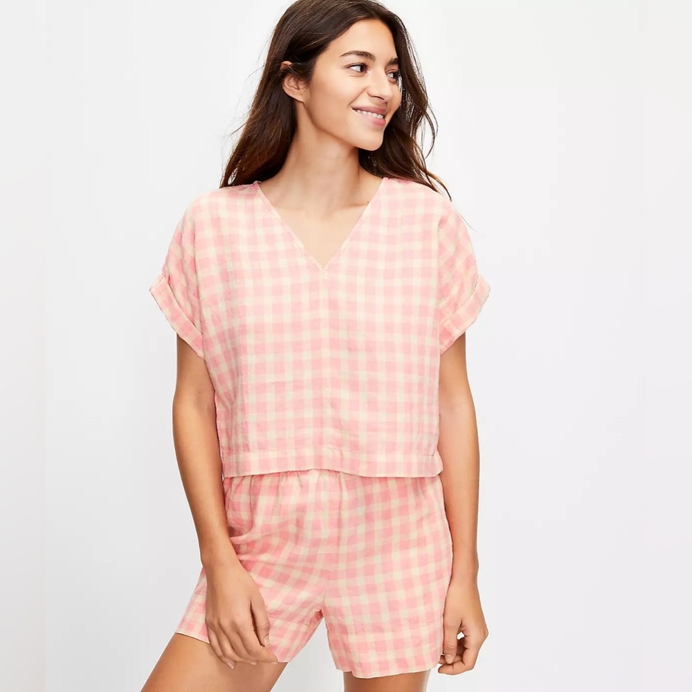 Loft Lou & Grey Gingham Shorts